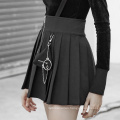 2020 New Fashion Black Short Skirt School Girl Black Short Skirt PUNK RAVE OPQ477